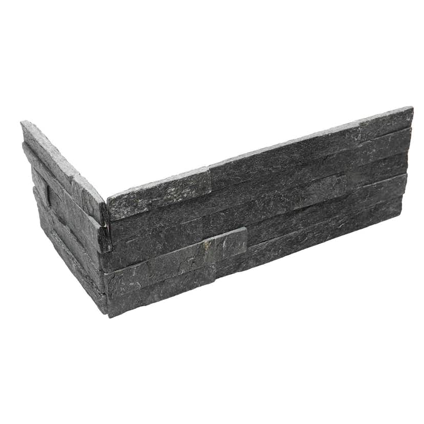 Väggsten ArtStone Black Glossy Mountain Hörn