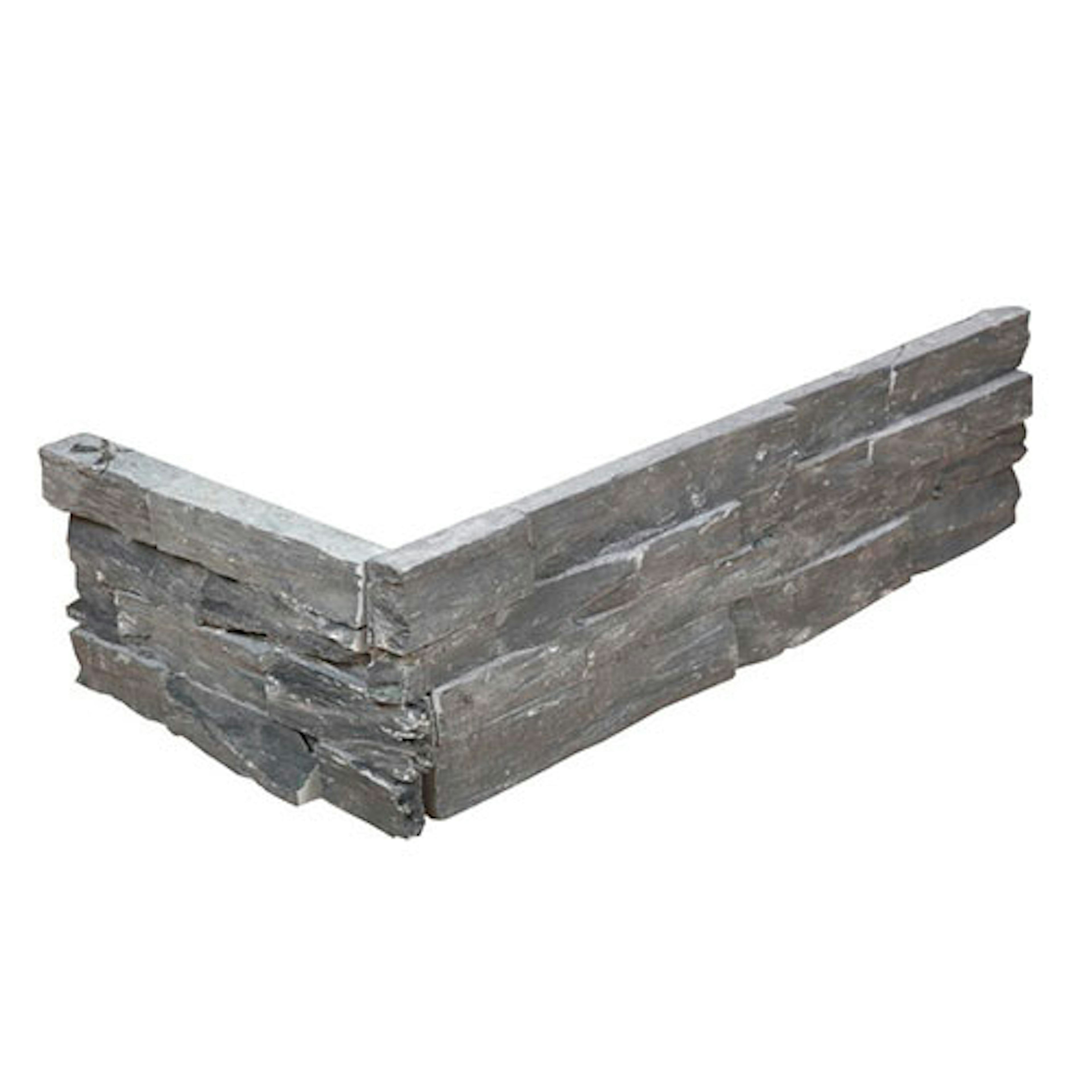 Väggsten ArtStone Sarek Black Hörn Kort