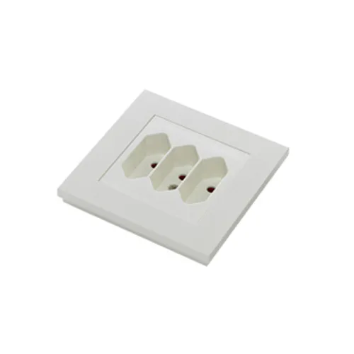 Vägguttag Elko Plus 3-Vägs Euro