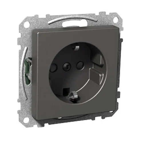 Vägguttag Schneider Electric Exxact 1-vägs Skruvanslutning