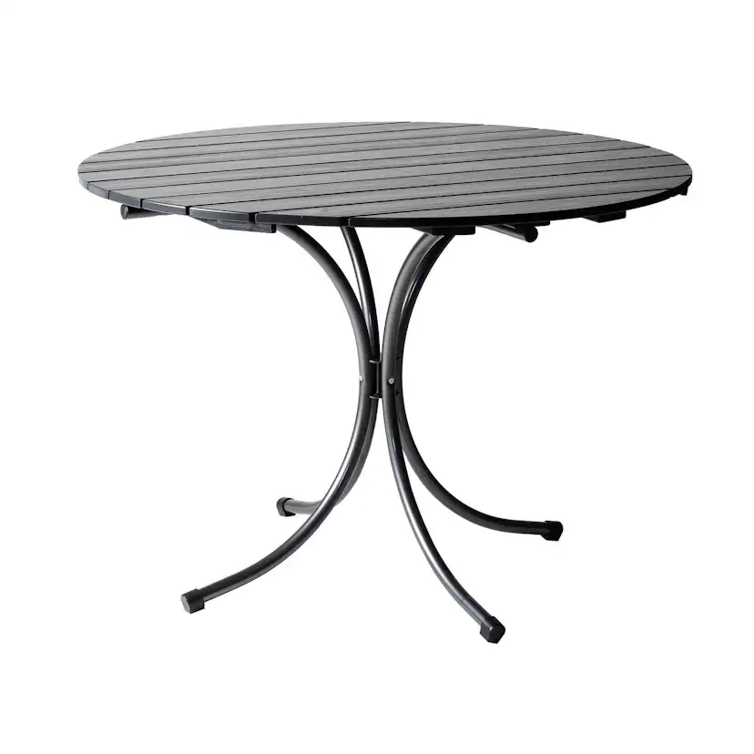 Utebord Varax Suvisaari Runt Trädgårdsbord i Trä & Aluminium