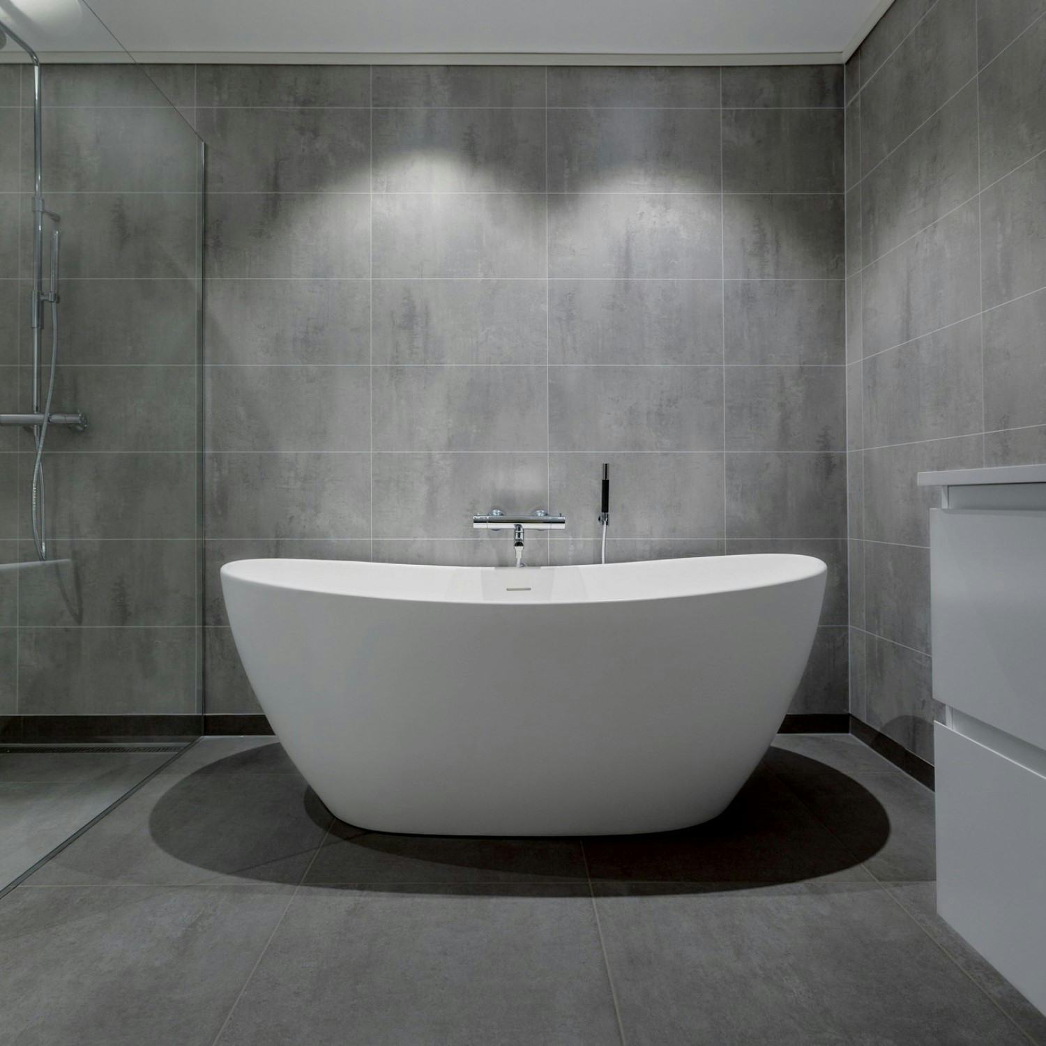 Våtrumsskiva BerryAlloc Cement Satin Finish 60x30