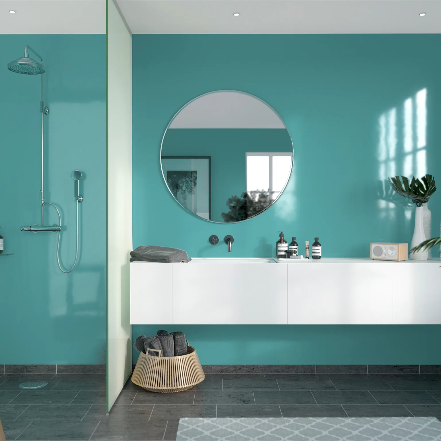 Våtrumsskiva Fibo Aquamarine 2212-F00 HG