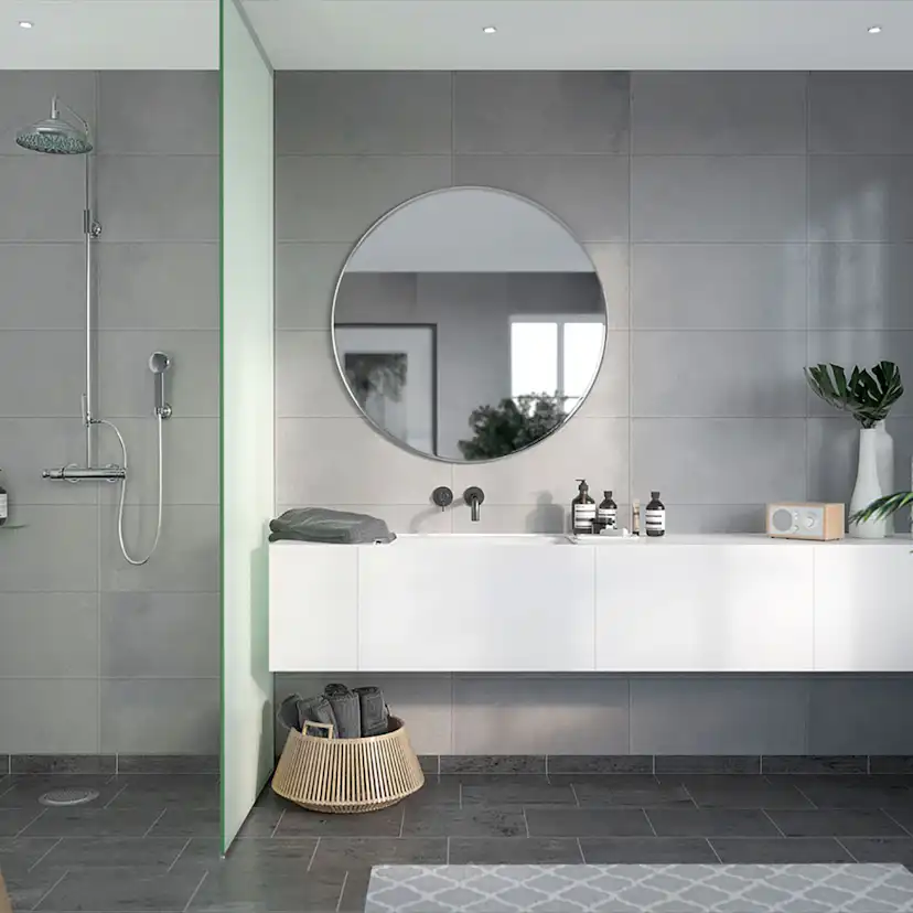 Våtrumsskiva Fibo Casablanca Gris Grande