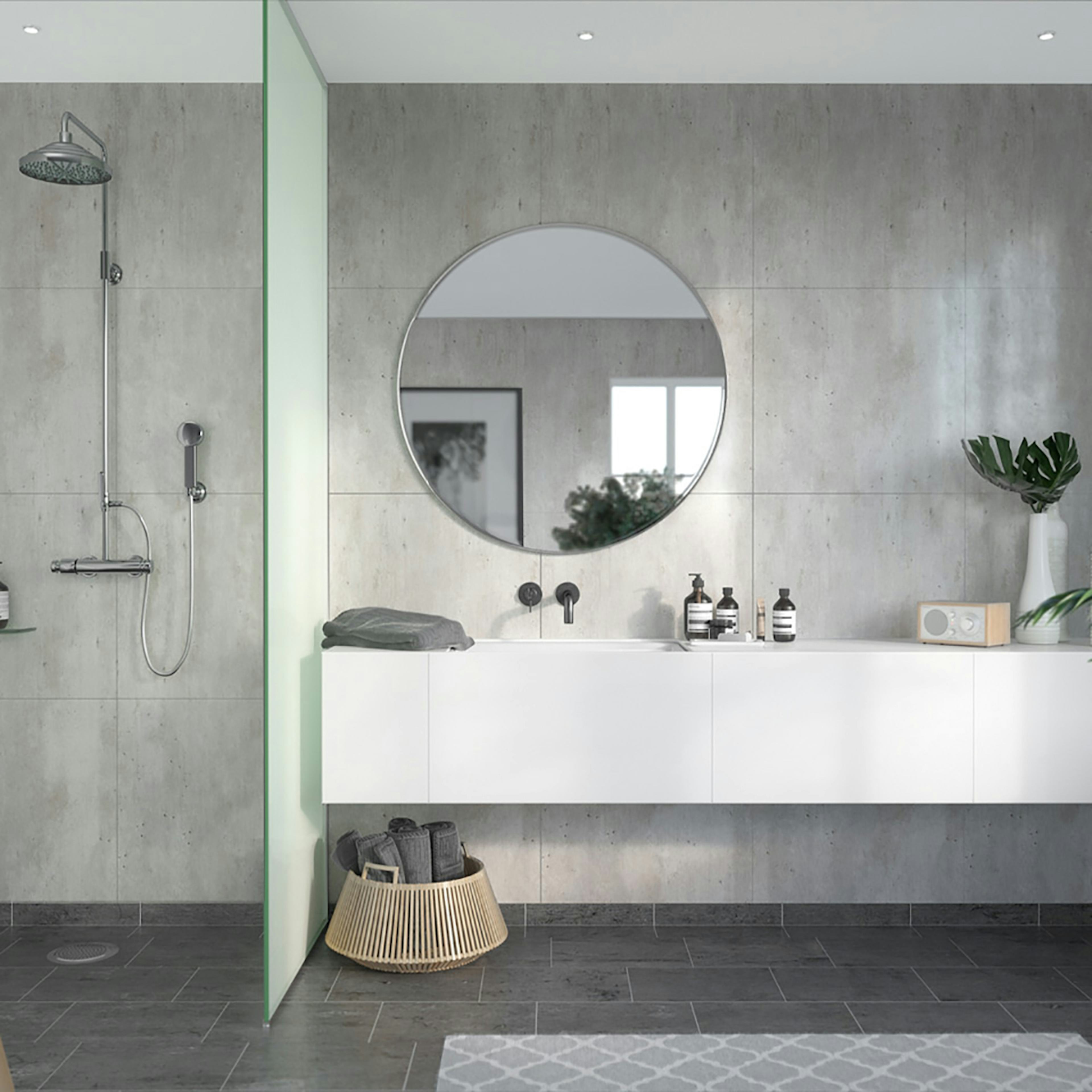 Våtrumsskiva Fibo Cracked Cement 2204-M66 S