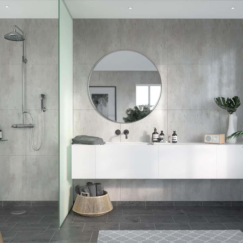 Våtrumsskiva Fibo Cracked Cement 2204-M66 S