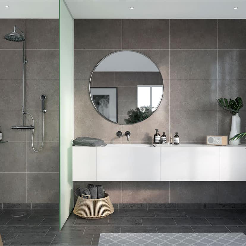 Våtrumsskiva Fibo Grey Sahara 4746-M6040 STN