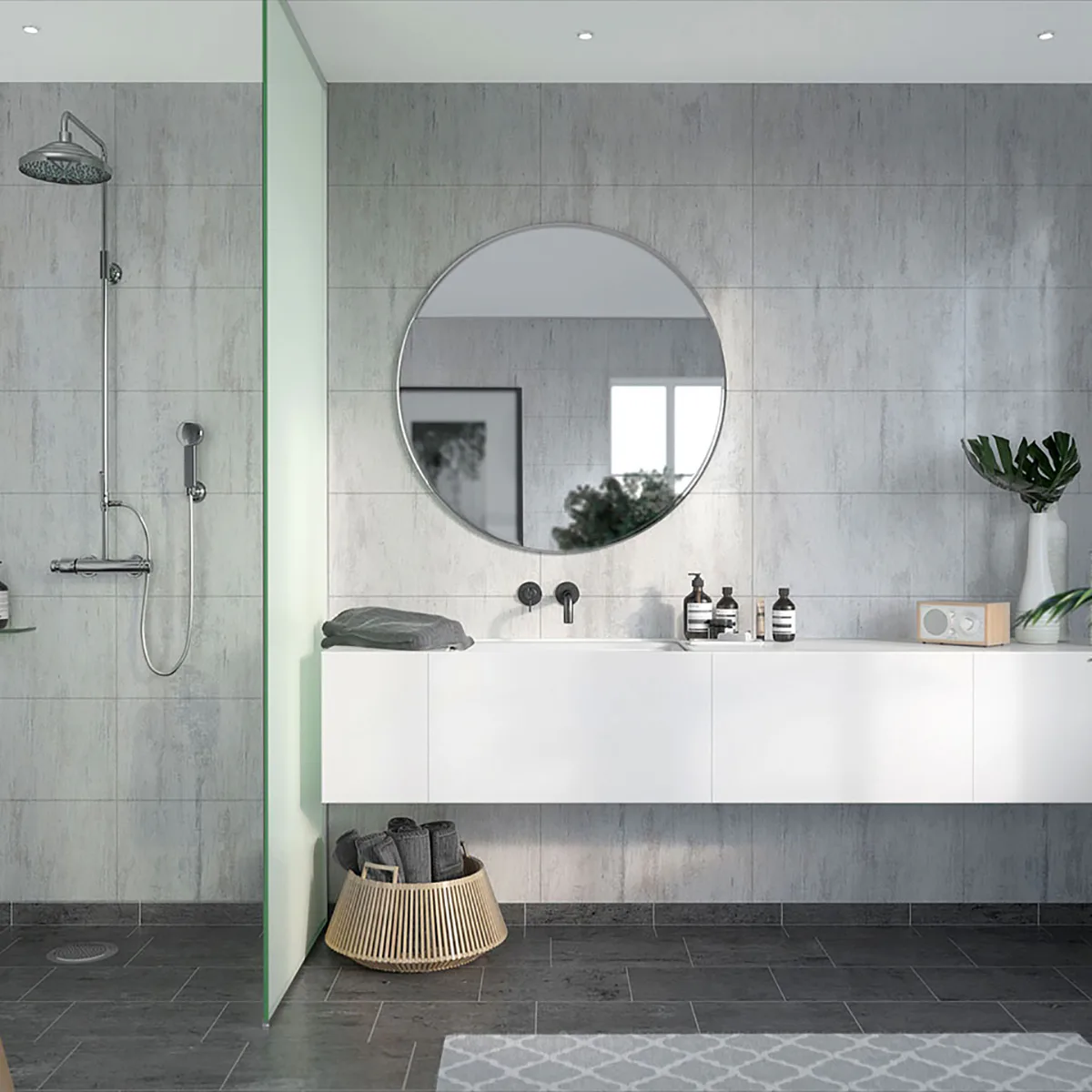 Våtrumsskiva Fibo Shabby Chic 2898-M63 RU