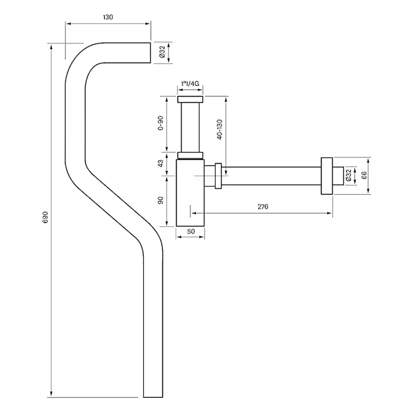 Vattenlås Tapwell XA 200