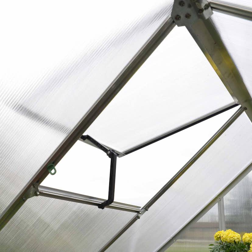 Växthus gop Multi Line Mythos Aluminiumram med UV-Skyddat Polykarbonatglas, 5.7 m²