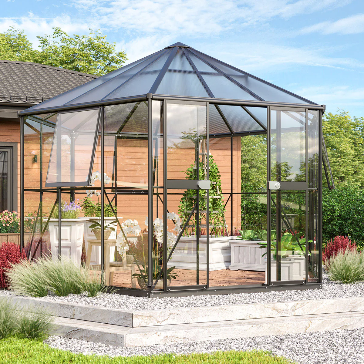 Växthus/Lusthus Vitavia Hera 9 kvm