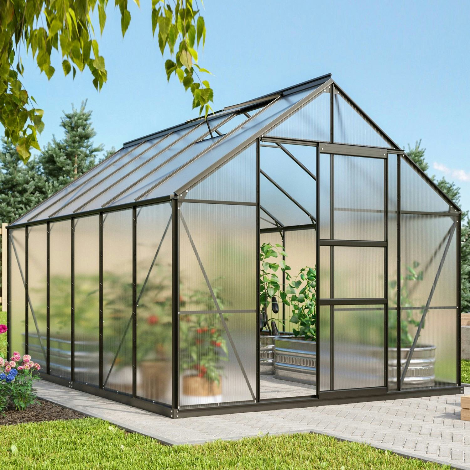 Växthus Vitavia Merkur 9,9 kvm