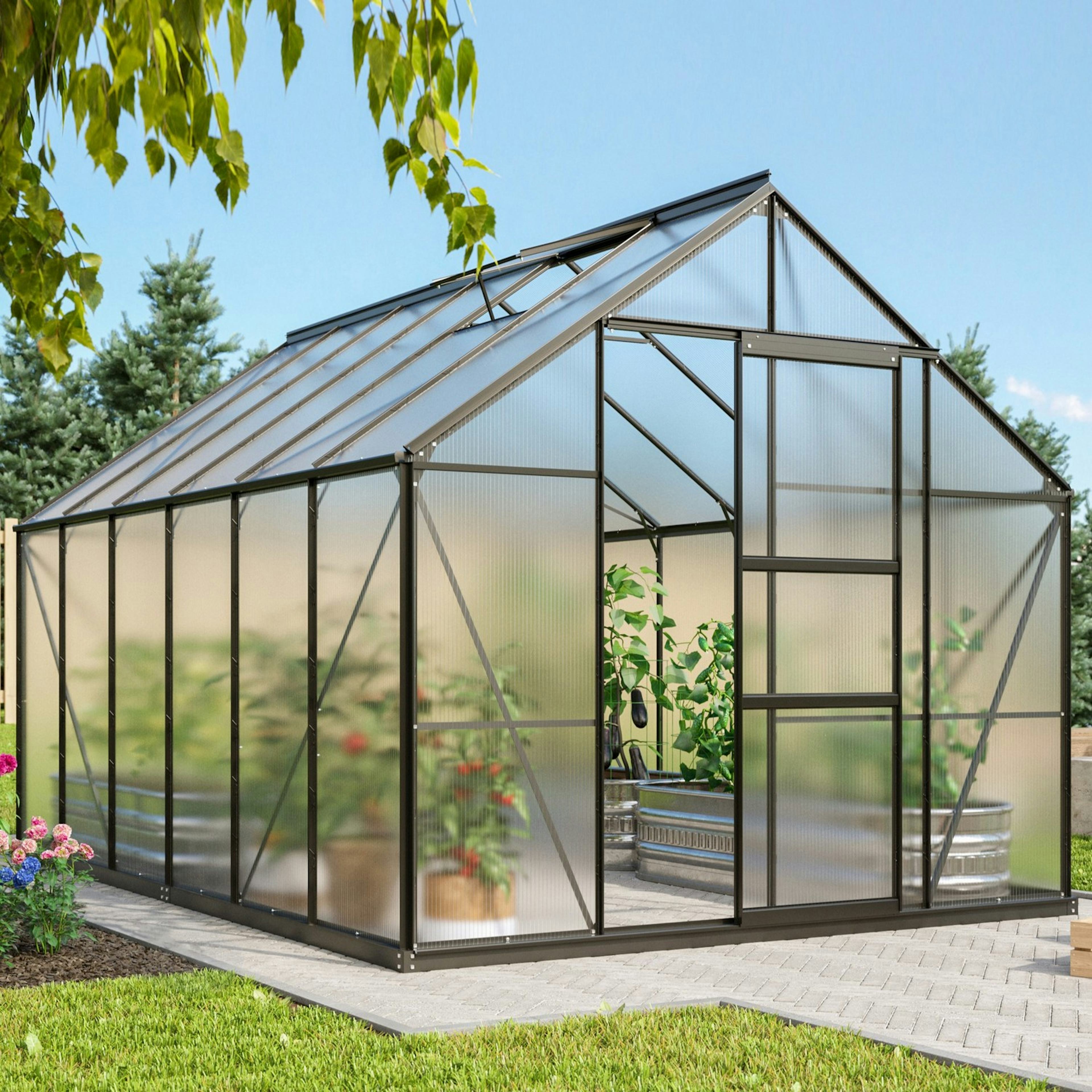 Växthus Vitavia Merkur 9,9 kvm