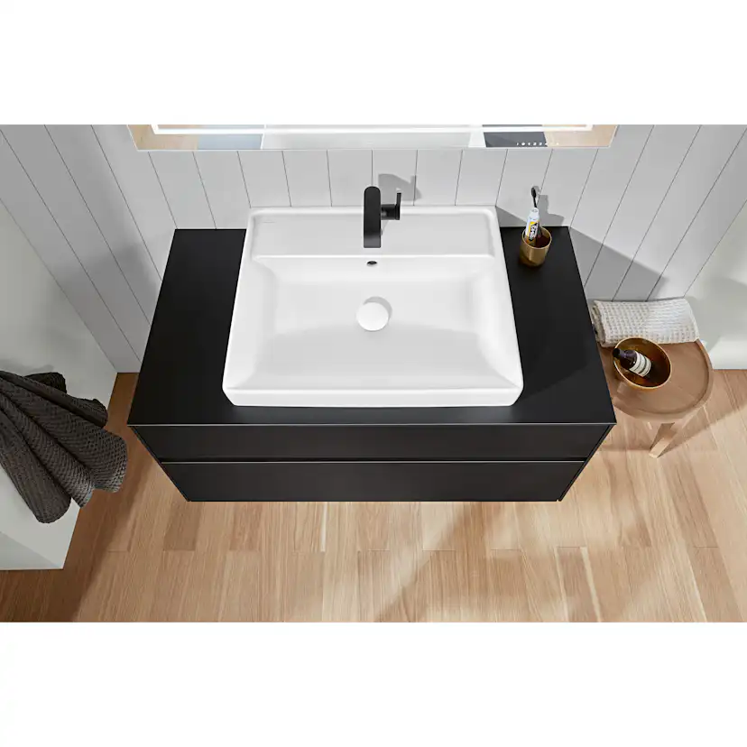 Tvättställsskåp Villeroy & Boch Collaro 100 cm med 2 Lådor för Ovanpåliggande Tvättställ