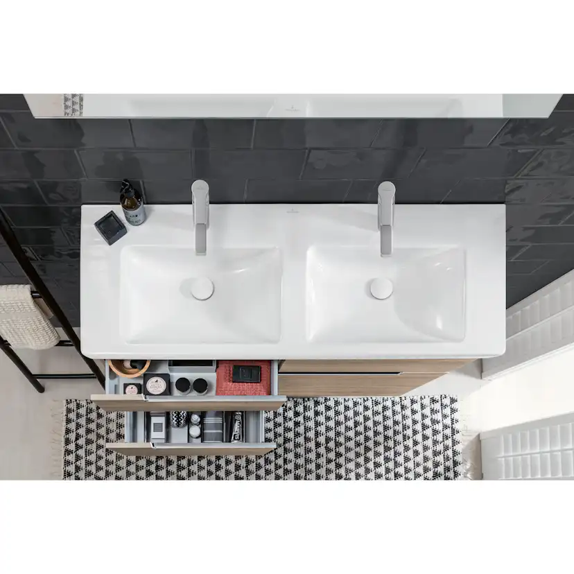 Tvättställsskåp Villeroy & Boch Subway 2.0 för Dubbla Tvättställ