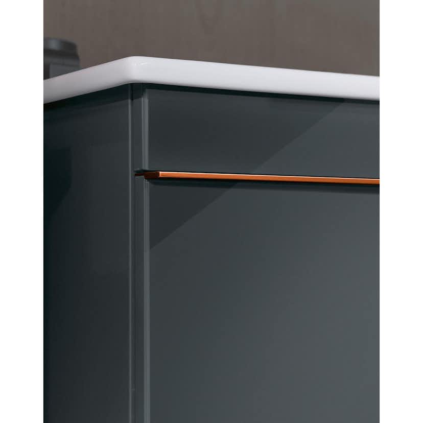 Tvättställsskåp Villeroy & Boch Venticello 95 cm med 2 Lådor för Ocentrerat Skåpstvättställ