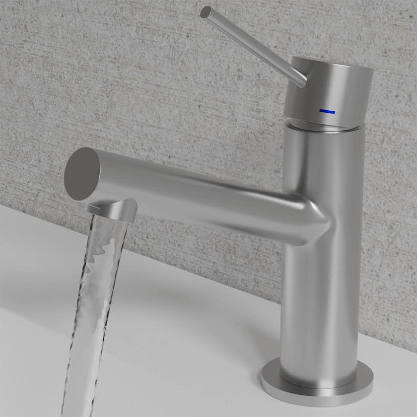 Tvättställsblandare Scandtap Steel Vector