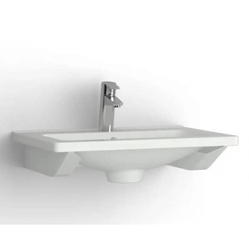 Möbelpaket Vedum Free 615 Compact Maja med Tvättställ och Spegelskåp Viken Vit