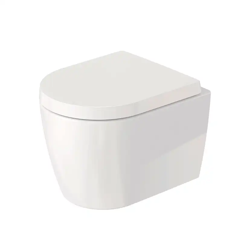 Vägghängd Toalettstol Duravit ME by Starck Rimless 253009 utan Toalettsits