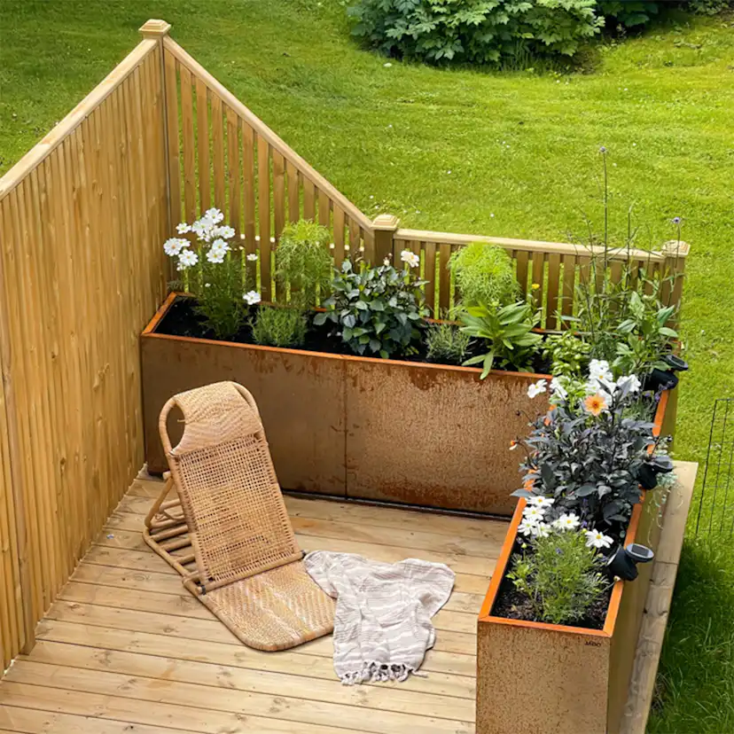 Skärm Jabo Vertikal 3 Tryckimpregnerad Gran 81,5x159/89 cm Vänst FSC (B)