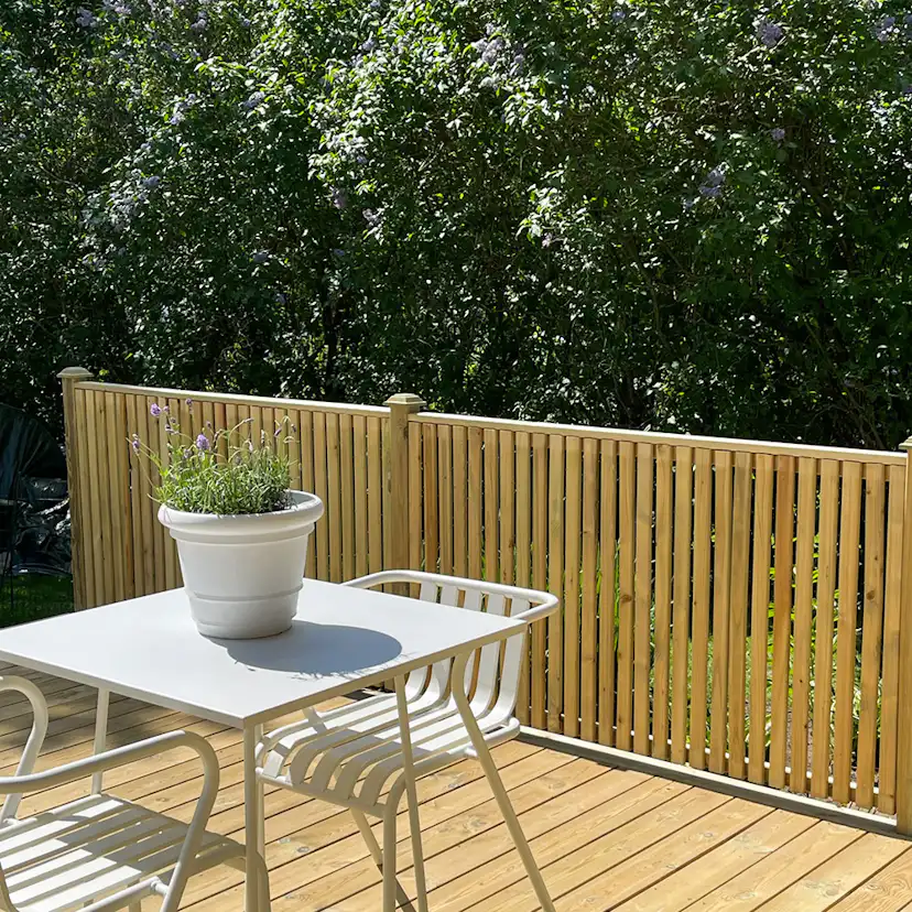 Skärm Jabo Vertikal 1 Tryckimpregnerad Gran 159x159 cm FSC (B)