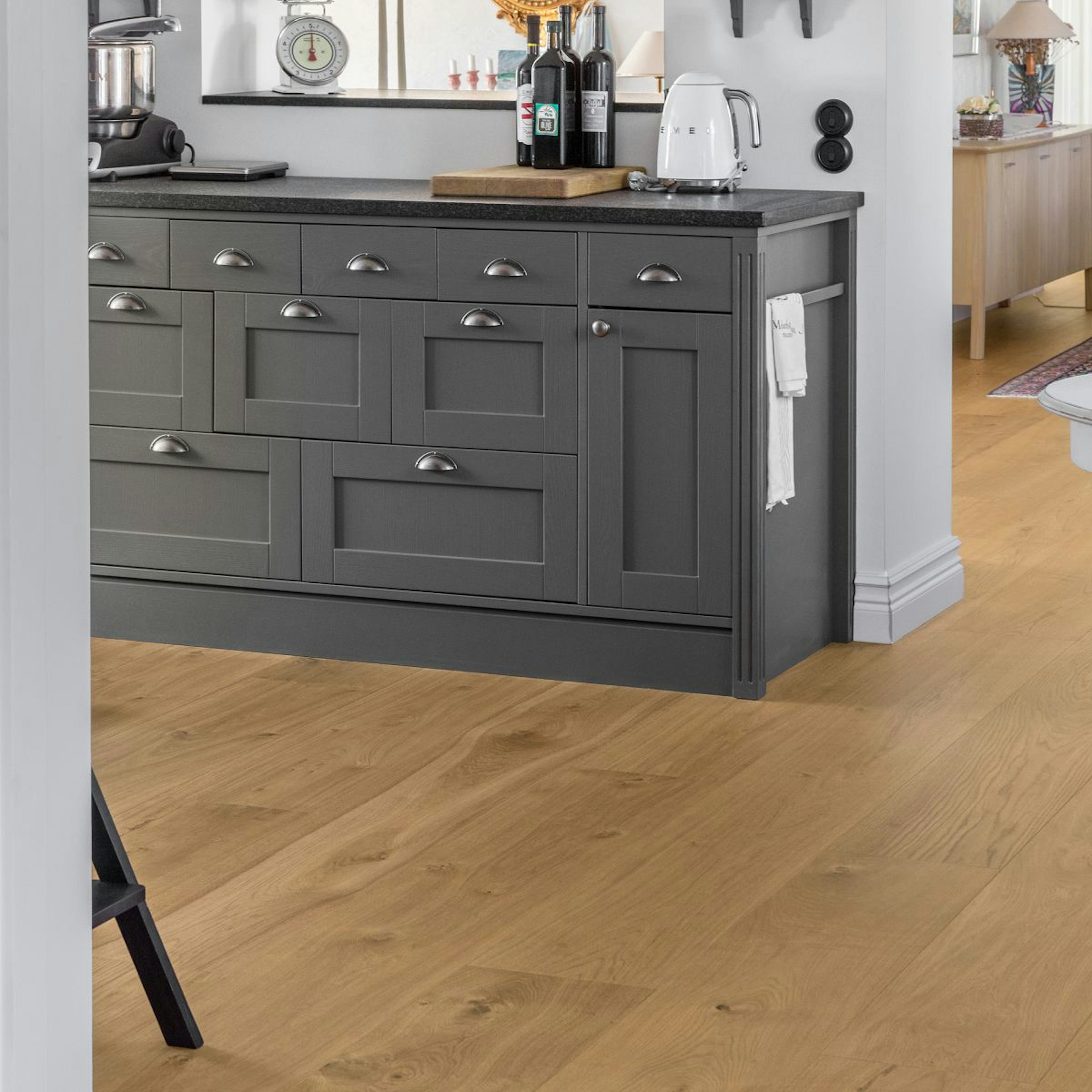 Trägolv Bjelin Härdad Ek Viken Hårdvaxoljad 3.0 XXL 1-Stav