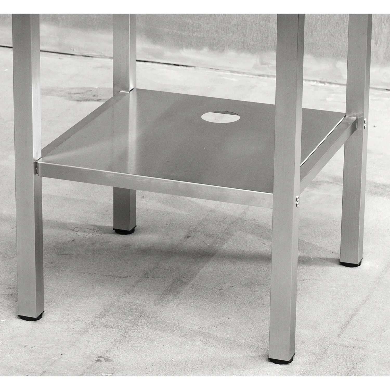 Underhylla Vilan Stainless Rostfri Underhylla med hål