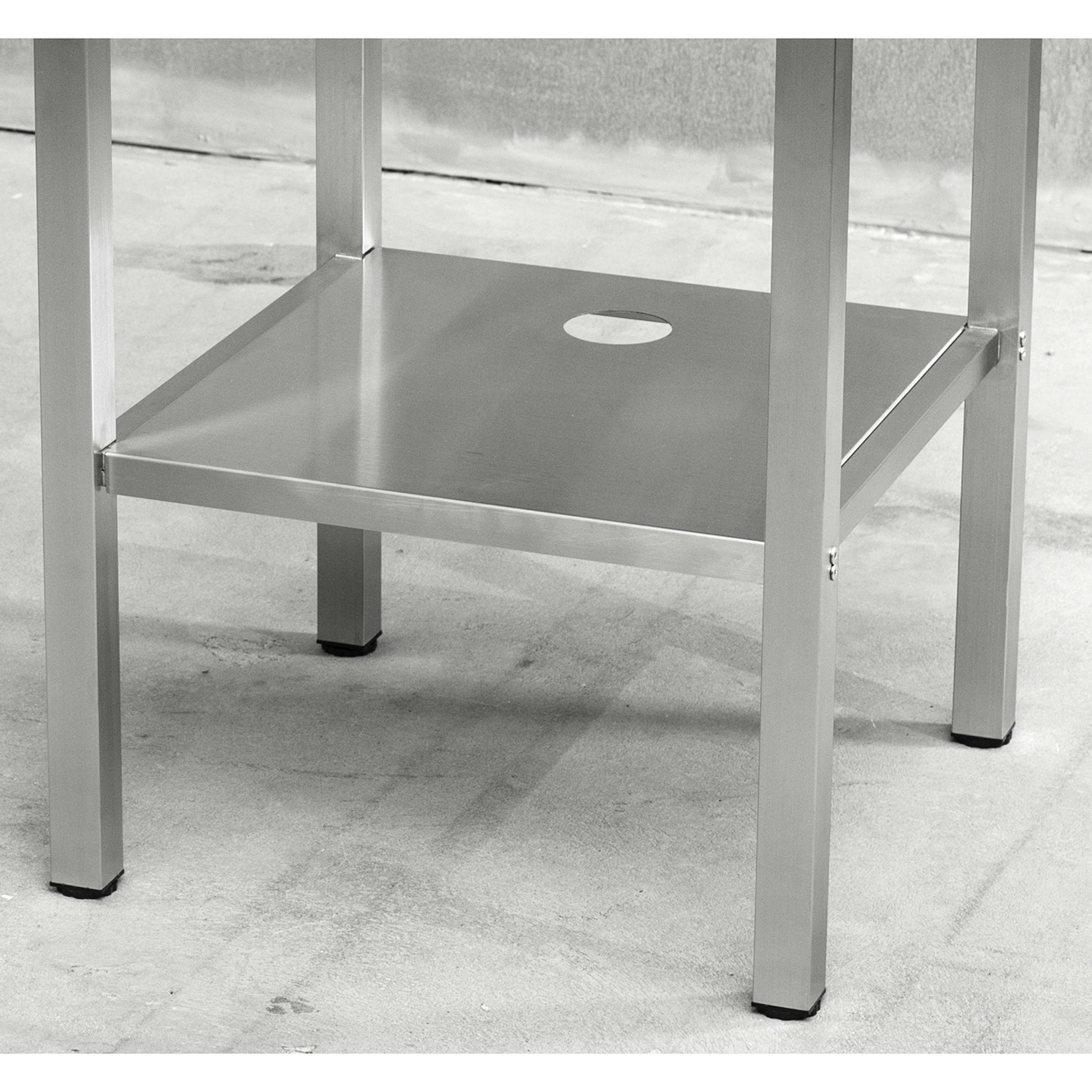 Underhylla Vilan Stainless Rostfri Underhylla med hål