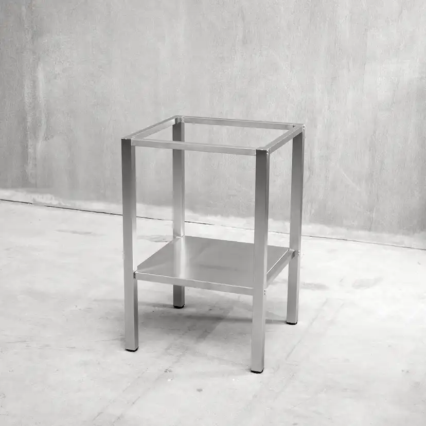 Bänkstativ Vilan Stainless Rostfri Variant Stativ med Underhylla