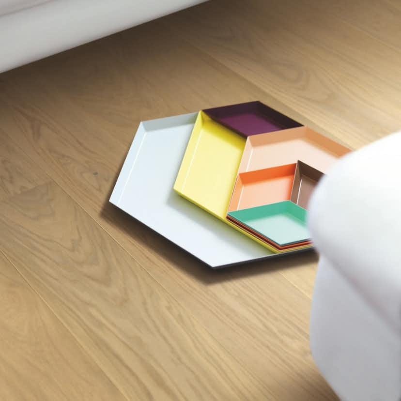 Parkettgolv Pergo Falster Light Pure Ek 1-Stav