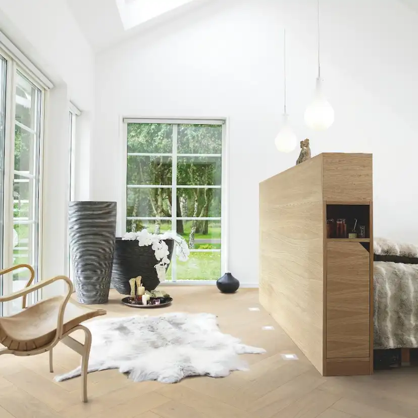 Parkettgolv Pergo Saltholm Light Herringbone Ek Fiskben