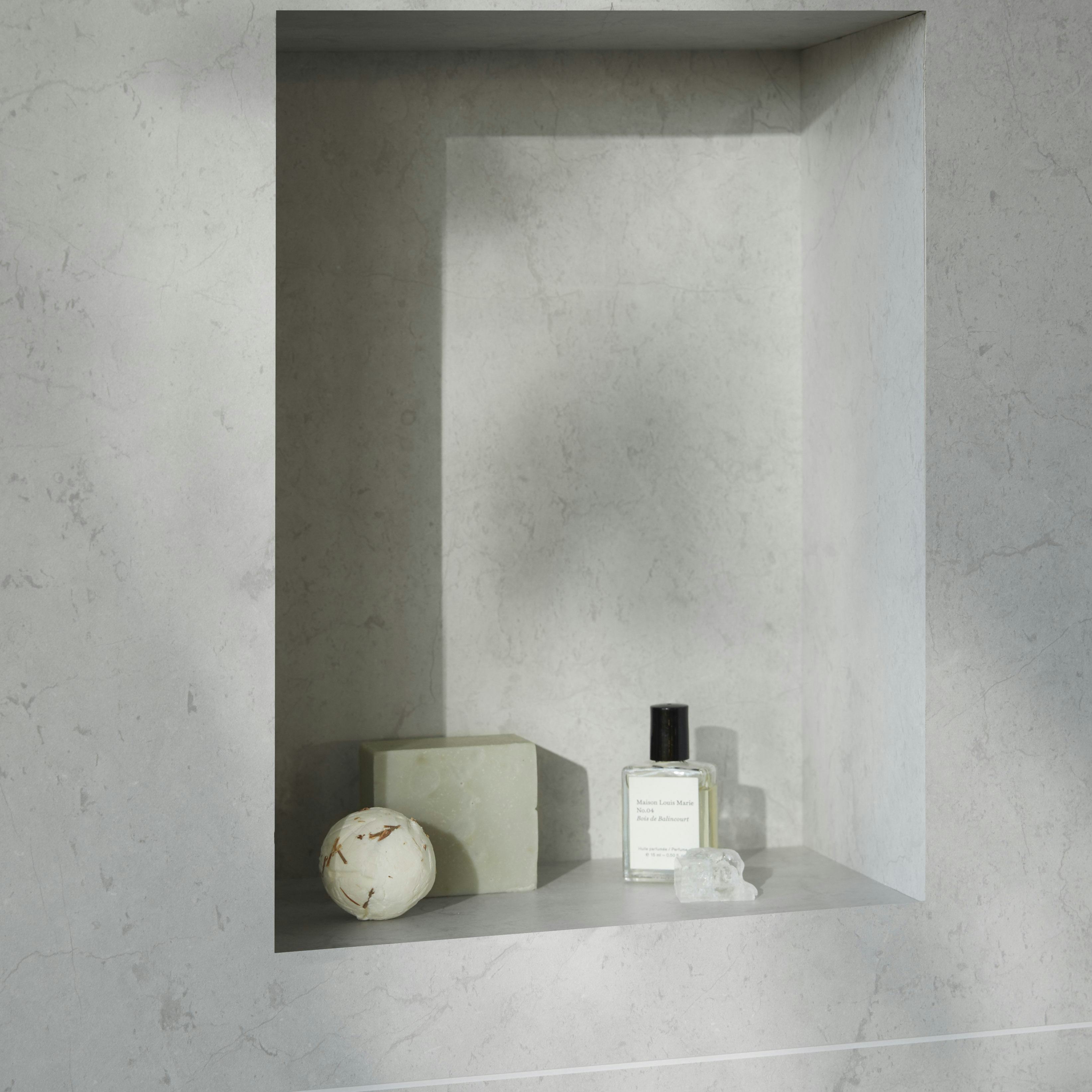 Våtrumsskiva BerryAlloc Wall & Water Santori Marmor 60x240