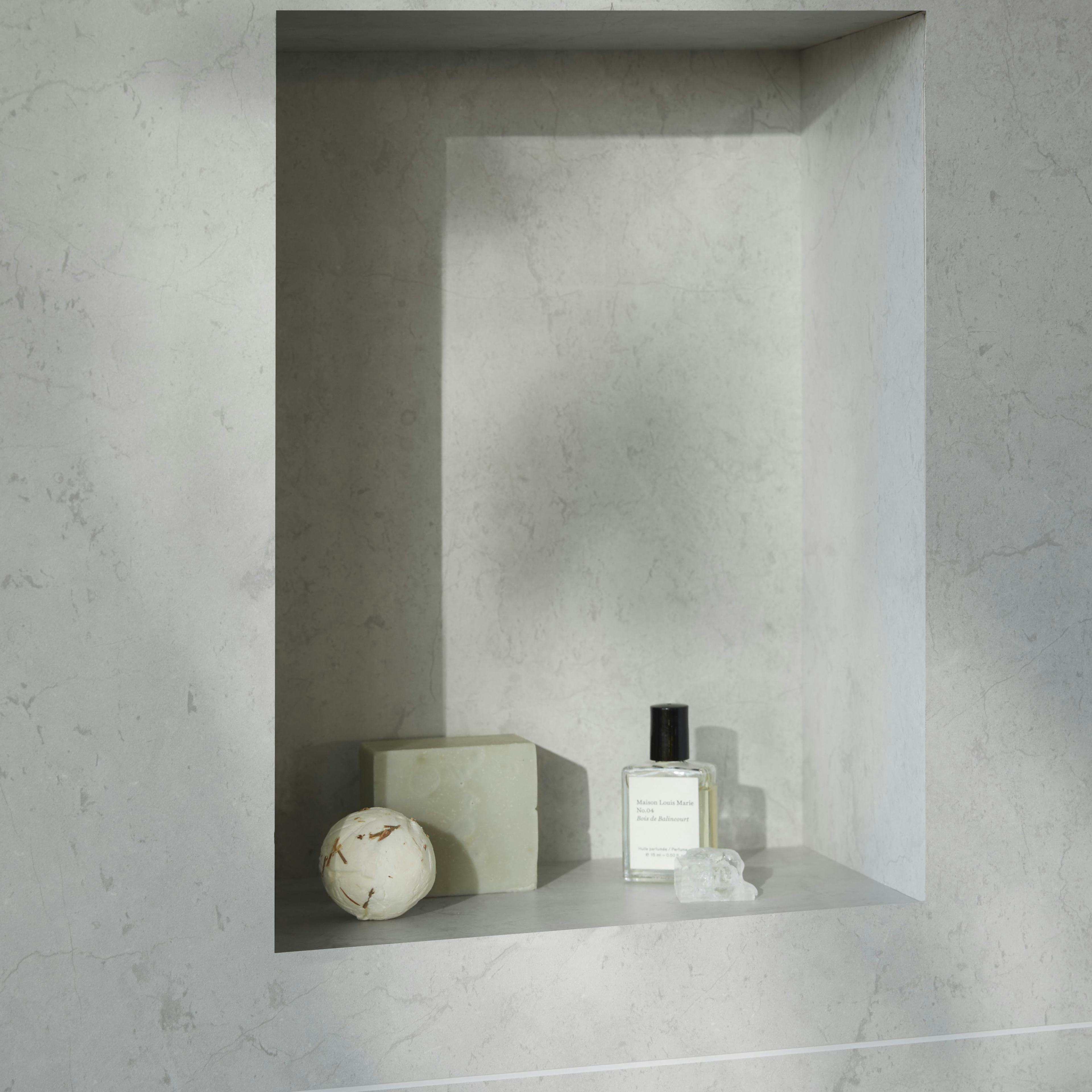 Våtrumsskiva BerryAlloc Wall & Water Santori Marmor 60x240