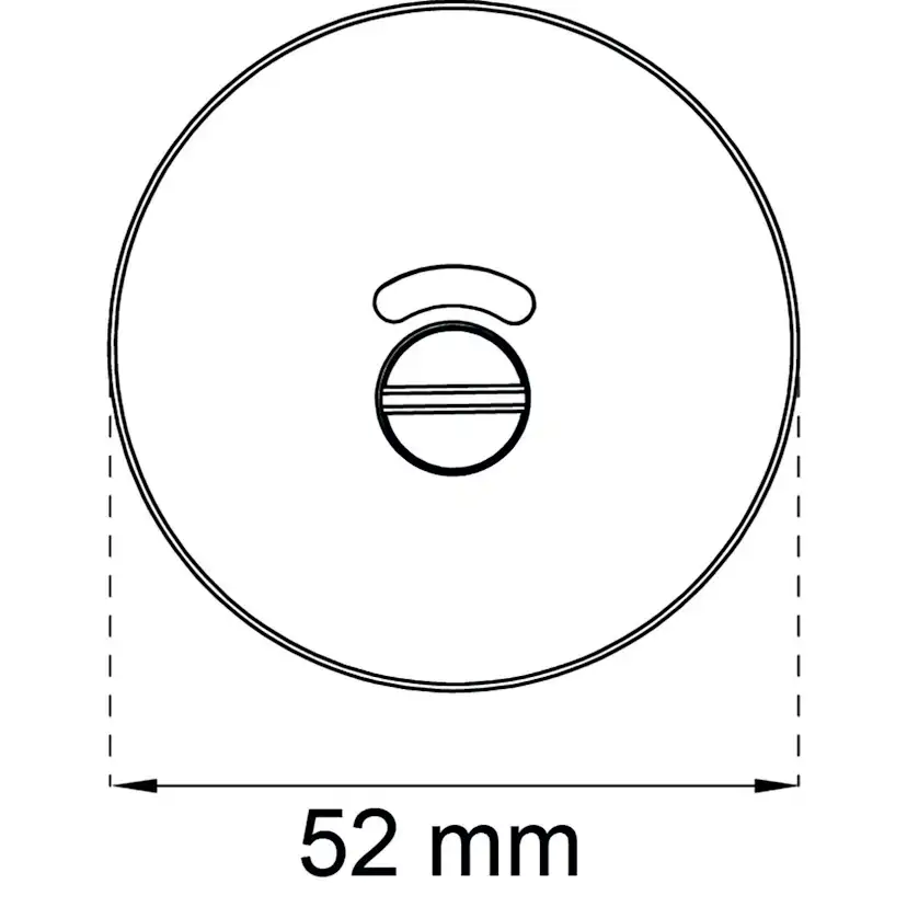 WC-beslag A262-1 Habo Rostfri