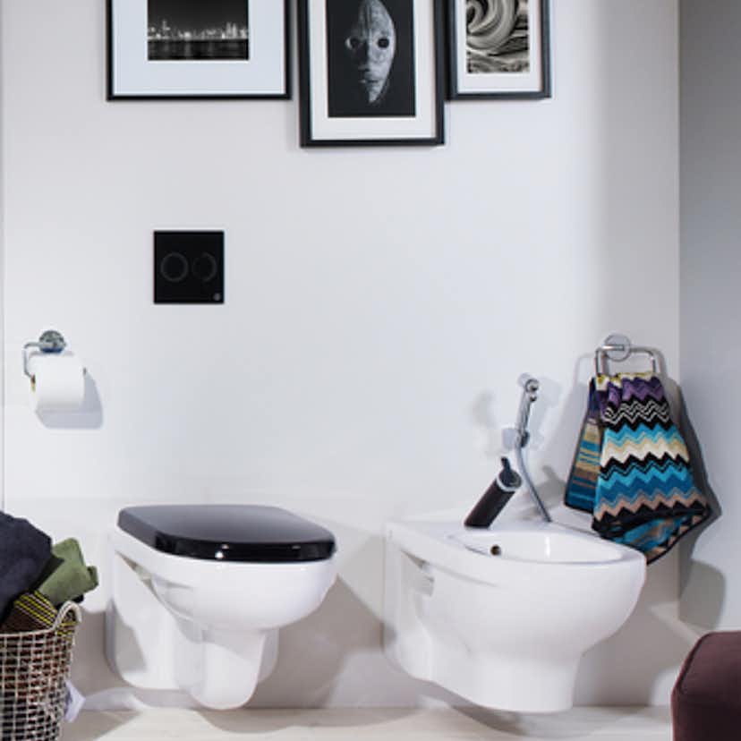 WC-fixtur Gustavsberg Triomont XS Mekanisk