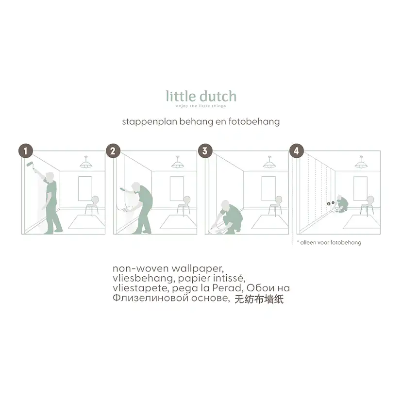 Tapet Little Dutch Fairy Blossom