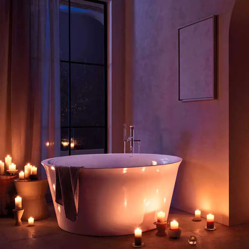 Badkar Duravit White Tulip Vit 1400x1400 mm