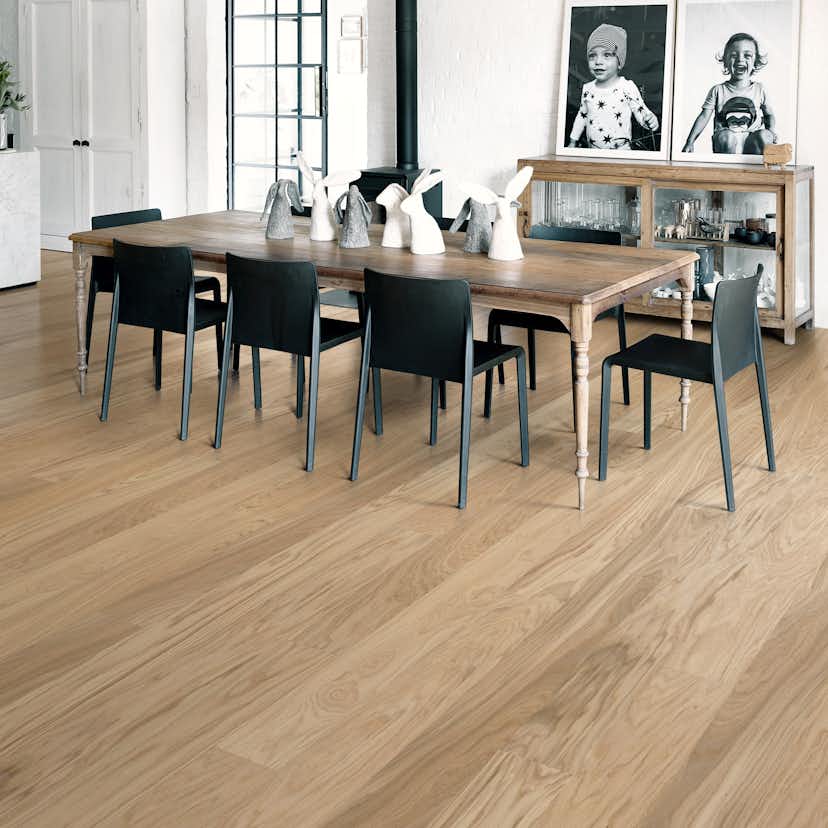 Trägolv Kährs Life Whole Grain Wide Vit Ek, Mattlackat 1-Stav Fanérgolv