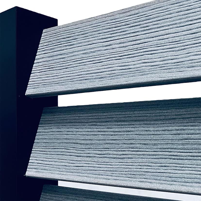 Hörnstolpe Staket Recal Woodplastic