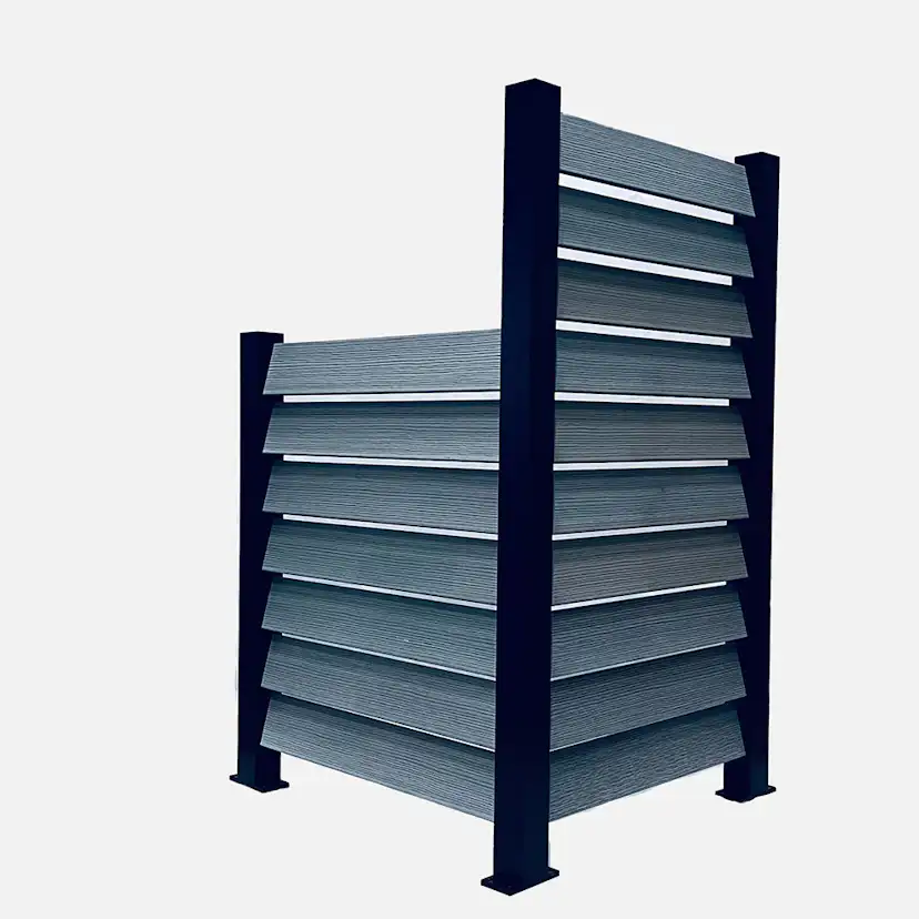 Mellanstolpe Staket Recal Woodplastic