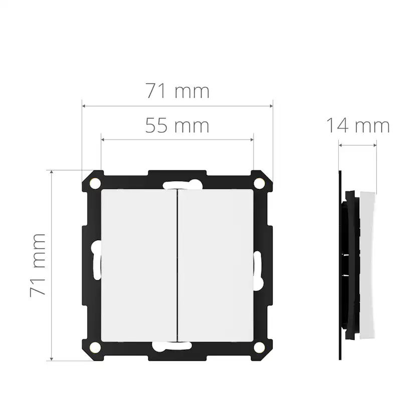 Trådlös Tryckknapp Plejd WPH-01-SW