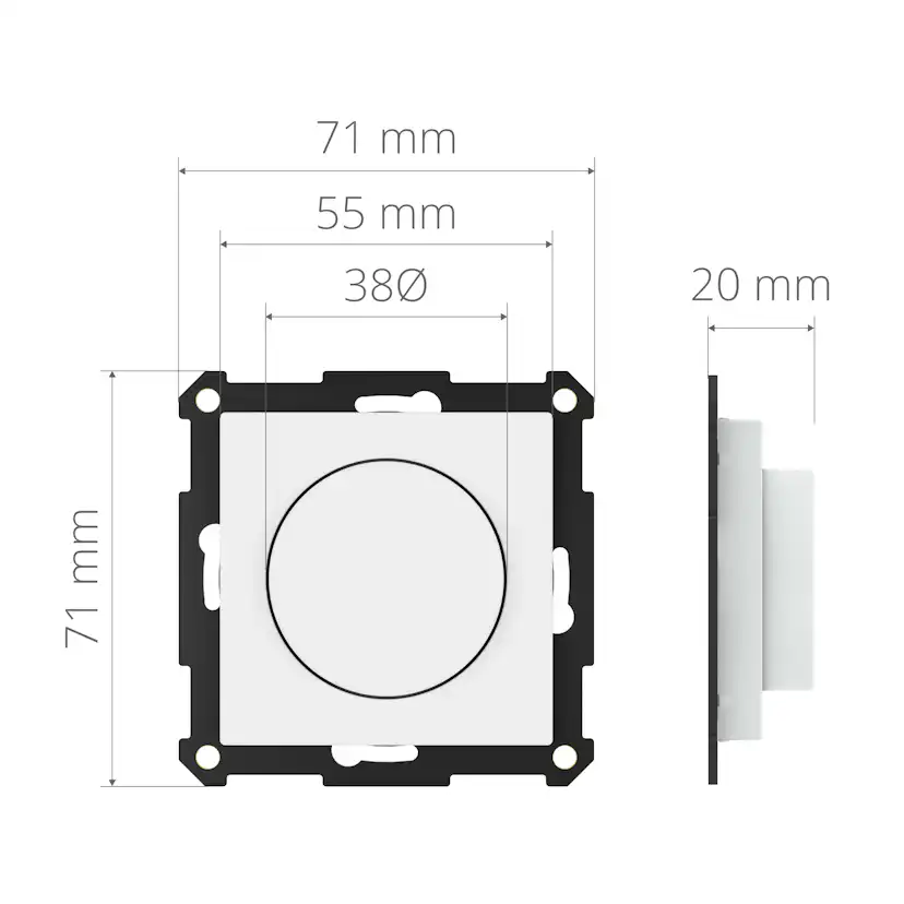 Trådlös Vrid Plejd WRT-01-EW