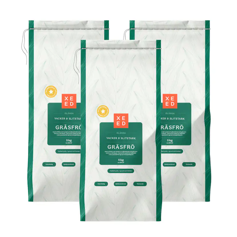 Gräsfrö Xeed Glänsa Paketerbjudande 15 kg