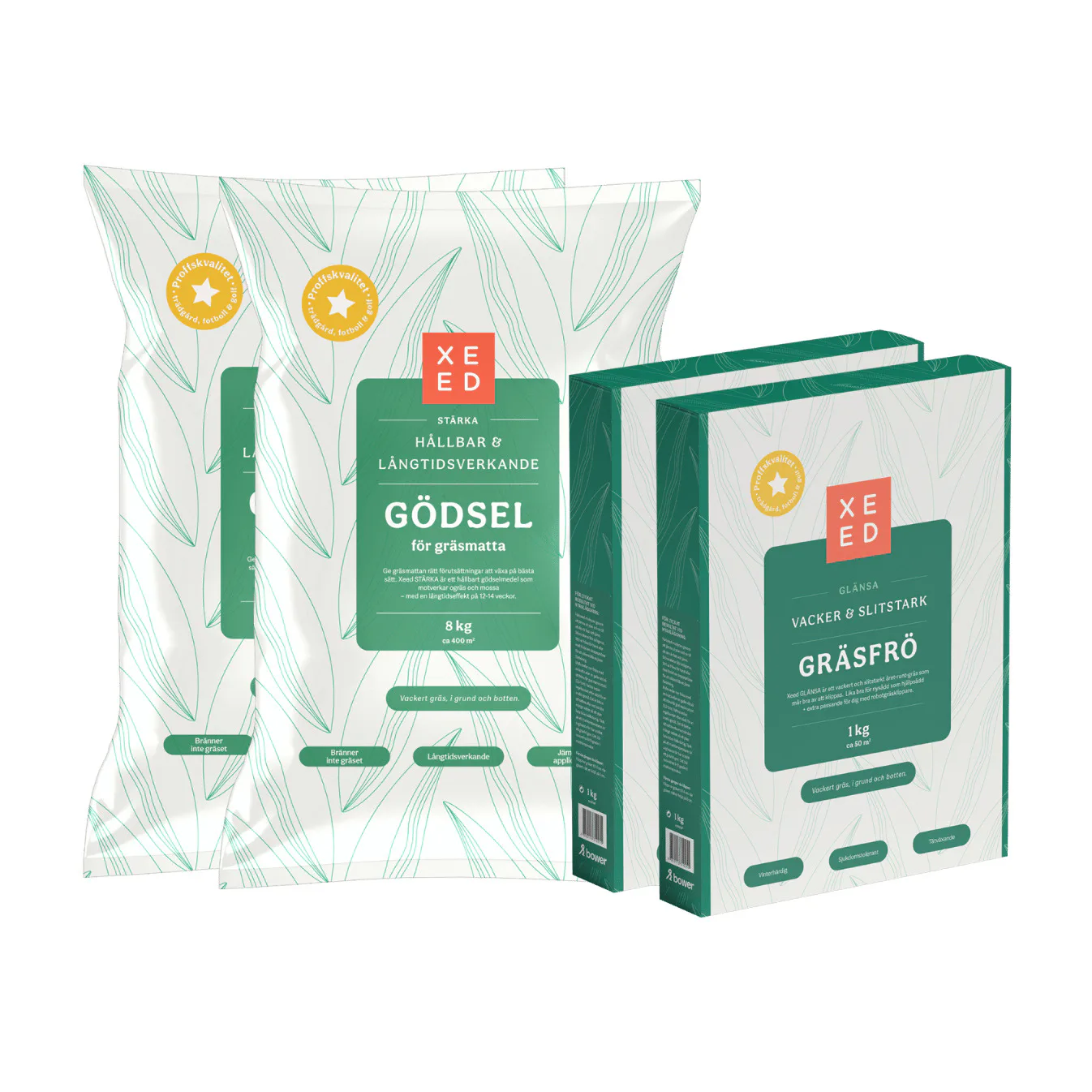 Gödsel Xeed Sommarpaket Med Gräsfrö Mineral 700 kvm