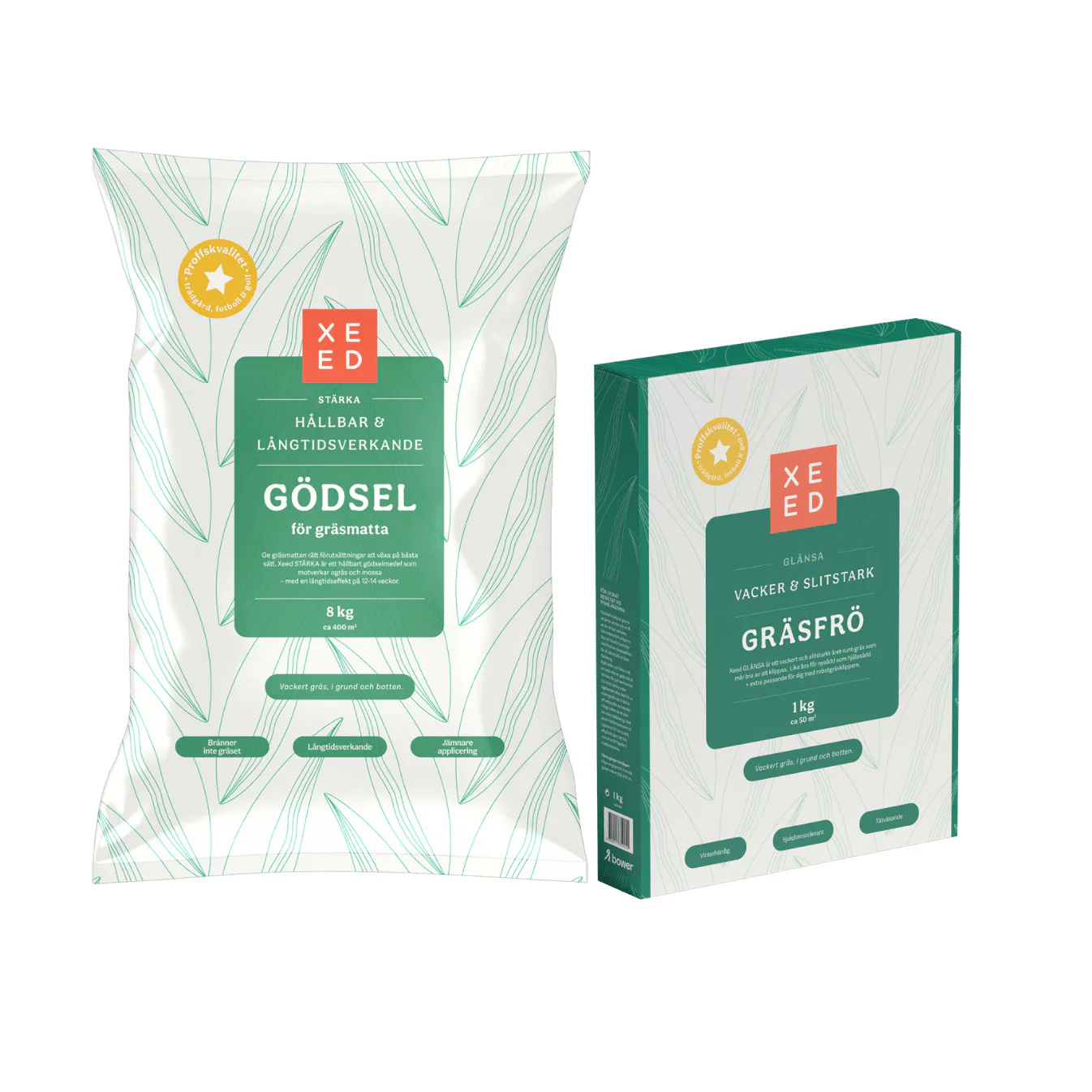 Gödsel Xeed Sommarpaket Med Gräsfrö Mineral 350 kvm