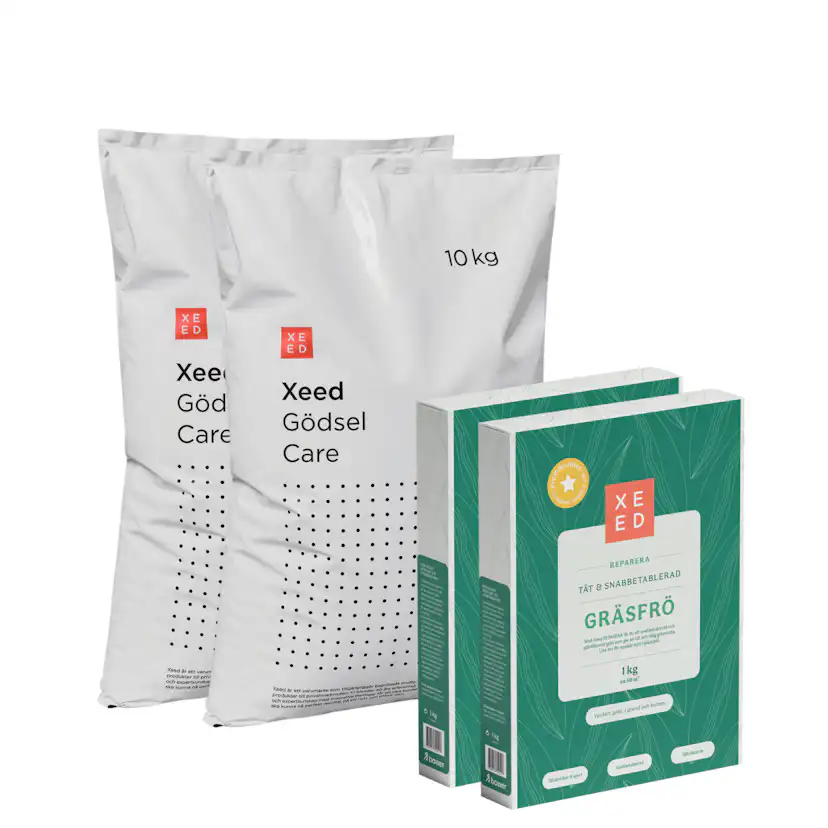Gödsel Xeed Höstpaket Med Gräsfrö Organiskt 700 kvm