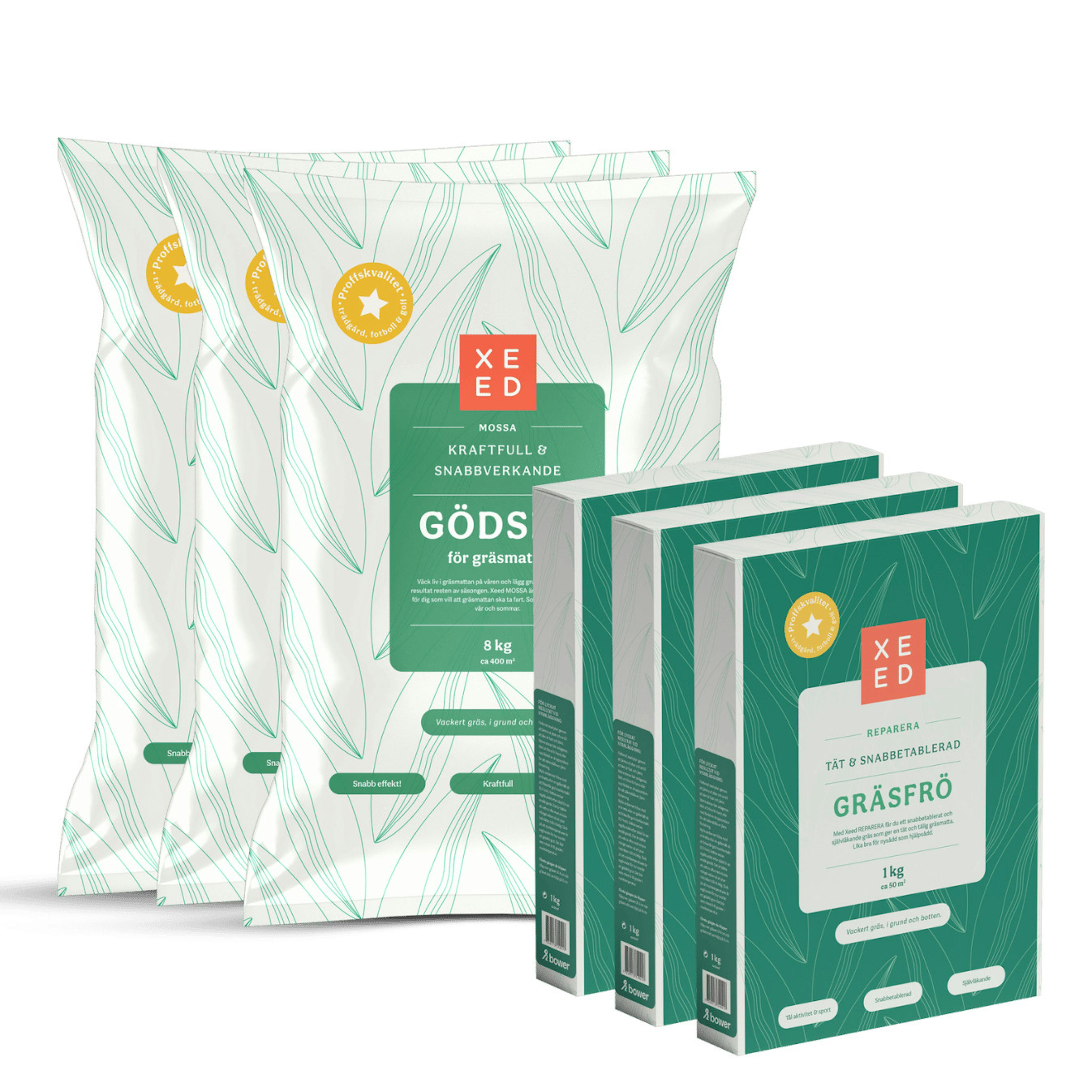 Gödsel Xeed Höstpaket Med Gräsfrö Mineral 1050 kvm