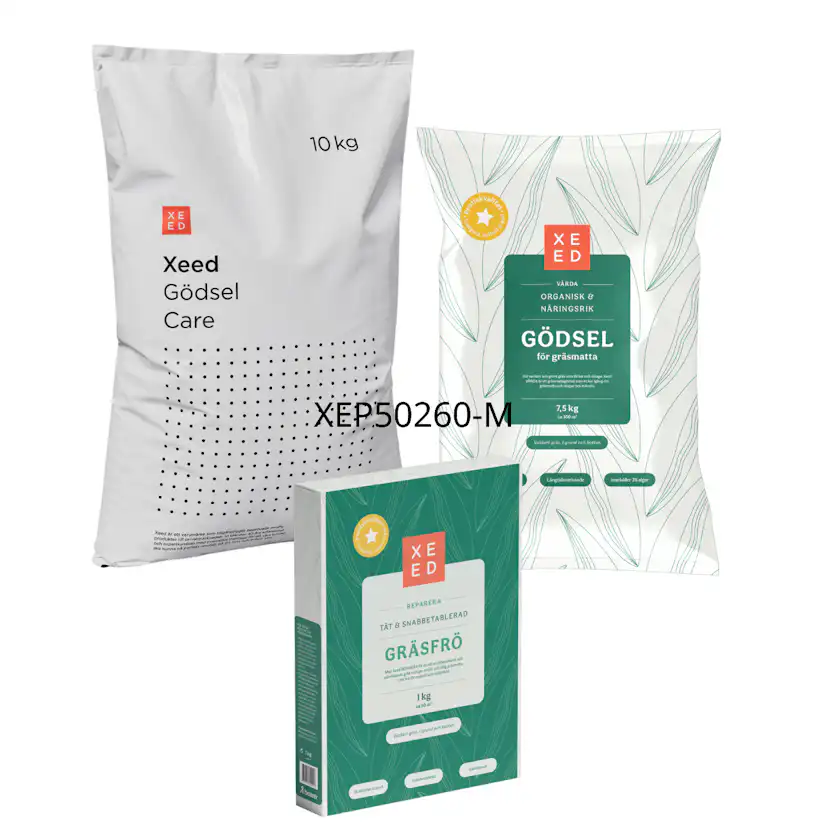 Gödsel Xeed Sommar & Höstpaket Med Gräsfrö Organiskt 350 kvm
