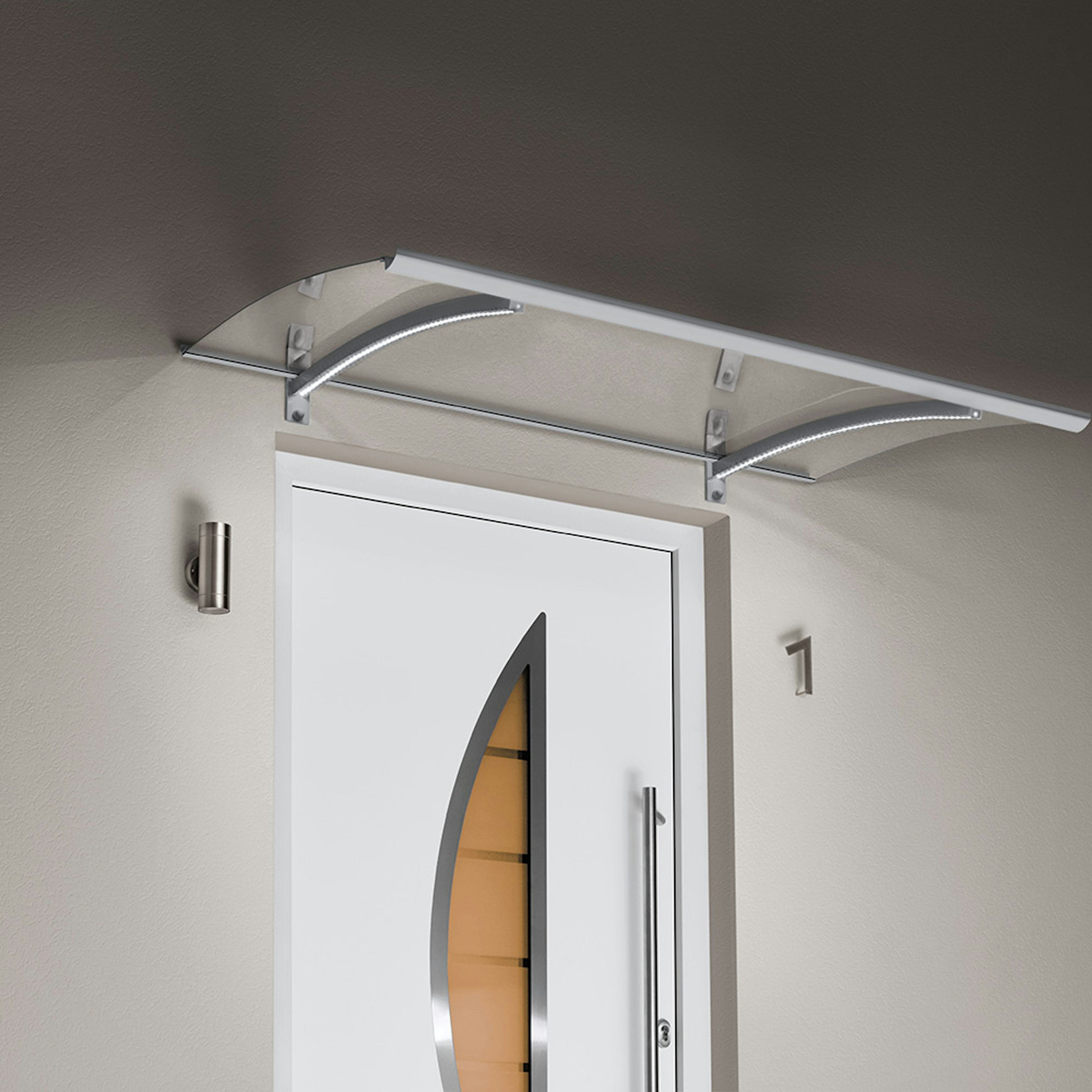 Entrétak gop Helios Akryl Led 150 Aluminium