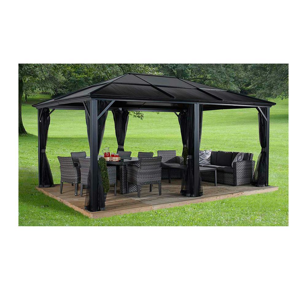 Pergola gop Meridien 18 m² för Altan Inkl Myggnät